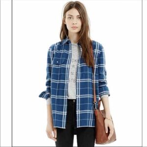 Madewell Plaid Flannel Shirt